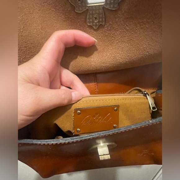 Patricia Nash Tan Leather Crossbody Bag - Picture 7 of 13